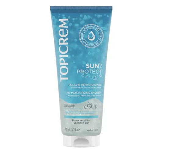 Sun Protect douche réhydratante Topicrem - tube de 200ml - image 1