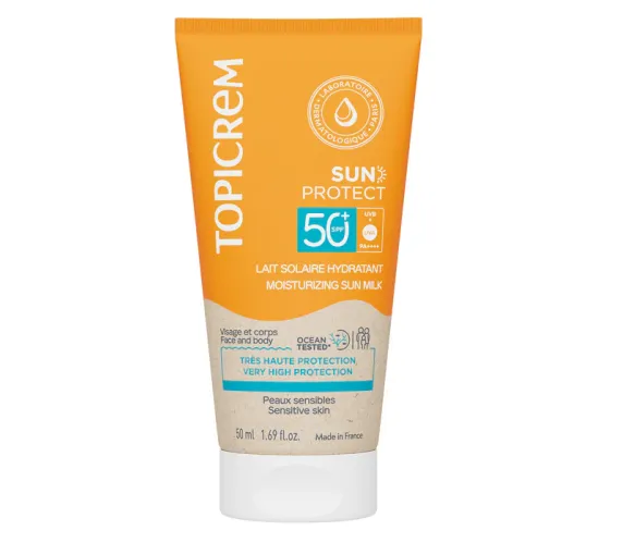 Sun Protect lait solaire hydratant SPF50 Topicrem - tube de 50ml - image 1