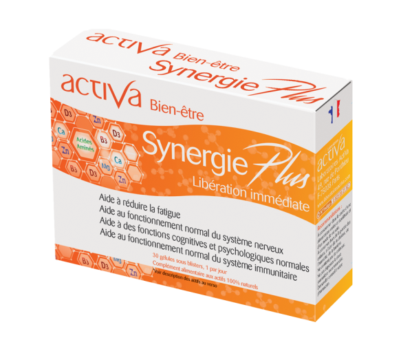Synergie plus Activa bien-être - boîte de 30 gélules