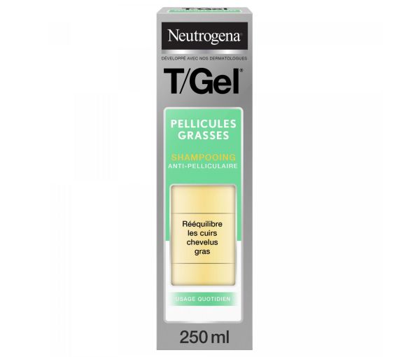 T/Gel Shampooing antipelliculaire pour pellicules grasses Neutrogena - flacon de 250 ml - image 1