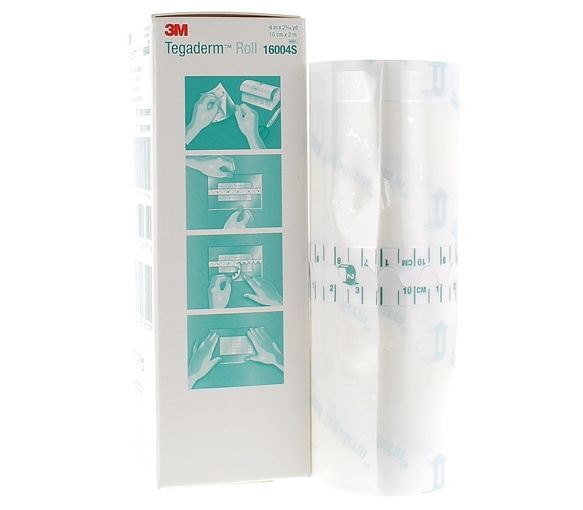 Tegaderm Roll Rouleau de film transparent adhésif 3M - rouleau de 10 cm x 2 m