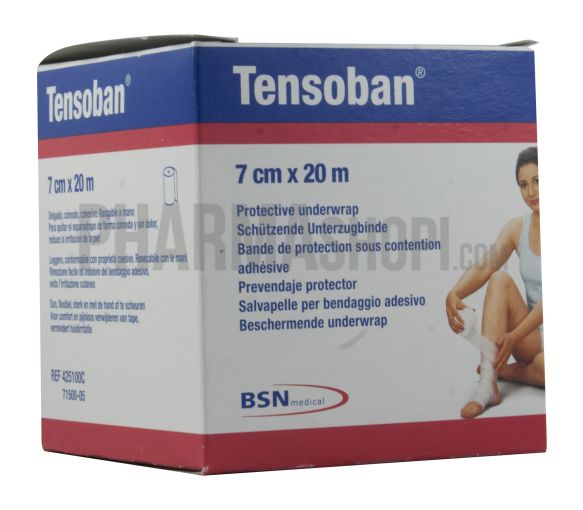 Tensoban bande de protection sous contention BSN Médical - bande de 7 cm x 20 m