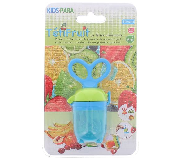 TétiFruit Tétine Alimentaire Kids Para - 1 tétine de couleur bleu