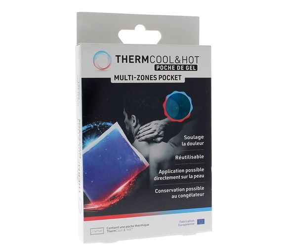 Thermcool&hot Poche de gel multi-zones pocket - boîte d'une poche de 11x11cm