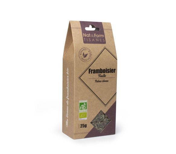 Tisane feuille framboisier Bio Nat & Form - sachet de 25 g