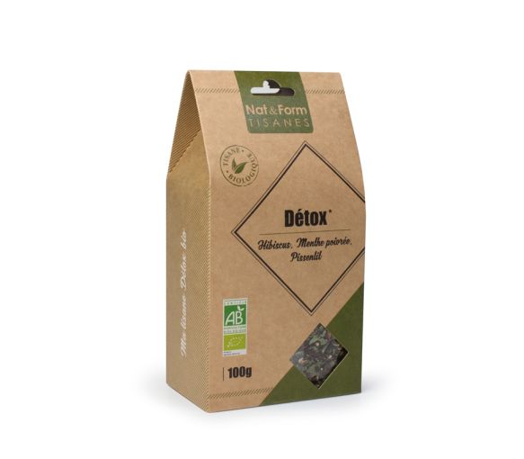 Tisane détox Bio Nat&Form - sachet de 100 g