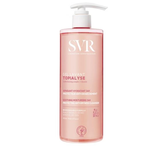 Topialyse gel lavant SVR - flacon-pompe de 400 ml