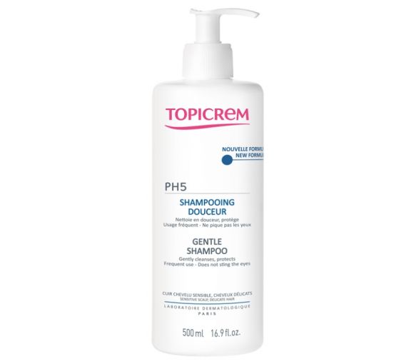 pH5 Shampooing douceur Topicrem - flacon-pompe de 500ml - image 1