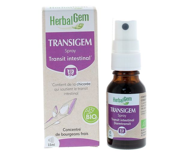 Transigem bio transit intestinal Herbalgem - spray de 15ml - image 1