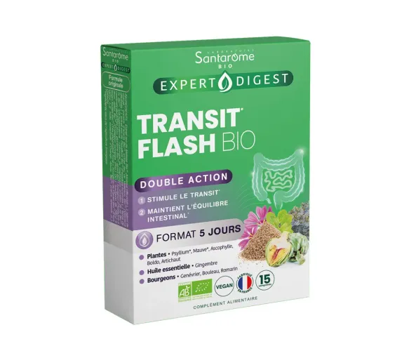 Transit flash bio Santarome - boîte de 15 comprimés - image 1
