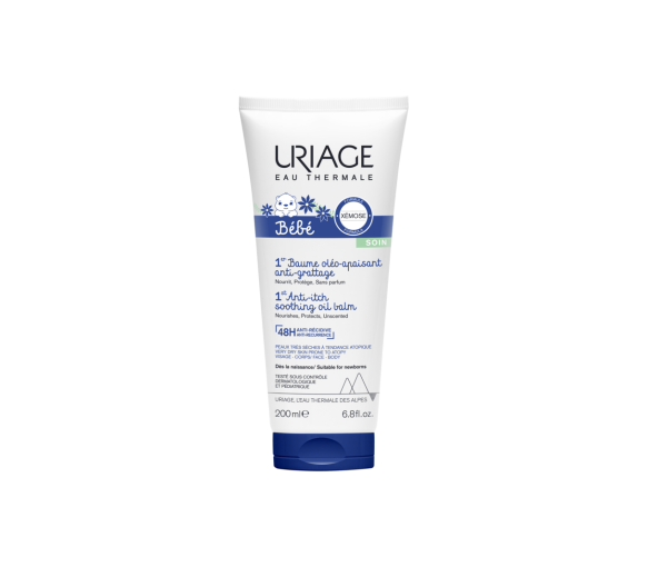 Uriage Bébé 1er Baume oléo-apaisant anti-grattage - Tube de 200 ml - image 1