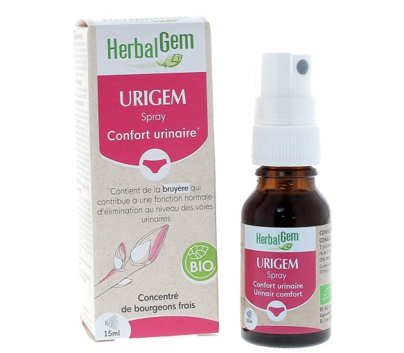 Urigem bio confort urinaire Herbalgem - spray de 15 ml - image 1