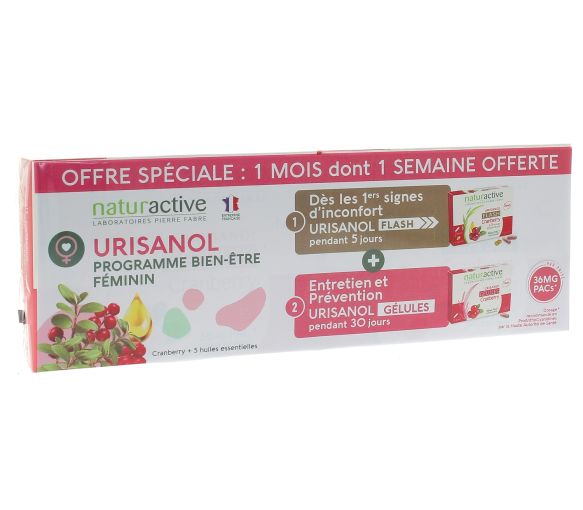 Urisanol programme bien-être féminin Naturactive - 2 boîtes - image 1