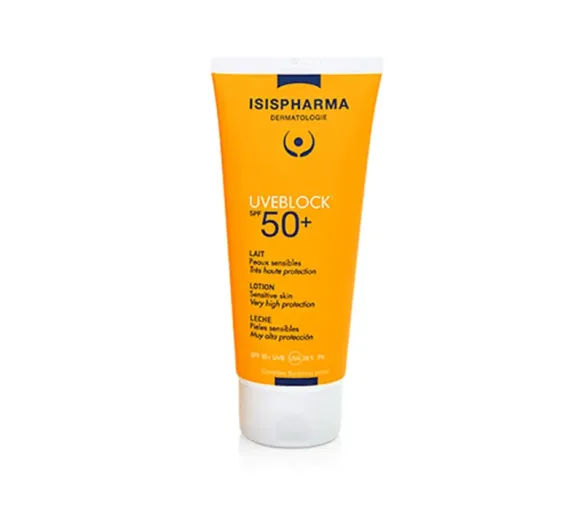 Uveblock SPF50+ lait très haute protection Isispharma - tube de 100ml