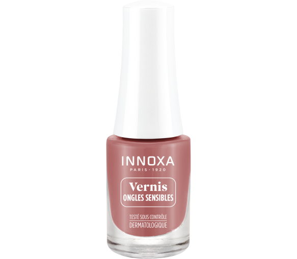 Vernis à ongles hypoallergénique praline 710 Innoxa - flacon de 5 ml