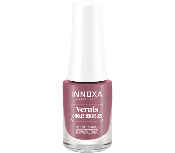 Vernis à ongles hypoallergénique Mauve irisé 106 Innoxa - flacon de 5 ml