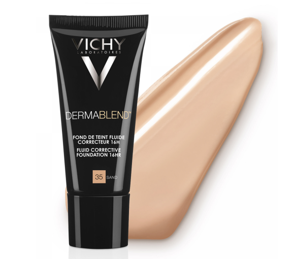 Dermablend fond de teint fluide correcteur 16h SPF 35 teinte 35 sand Vichy - tube de 30 ml - image 1
