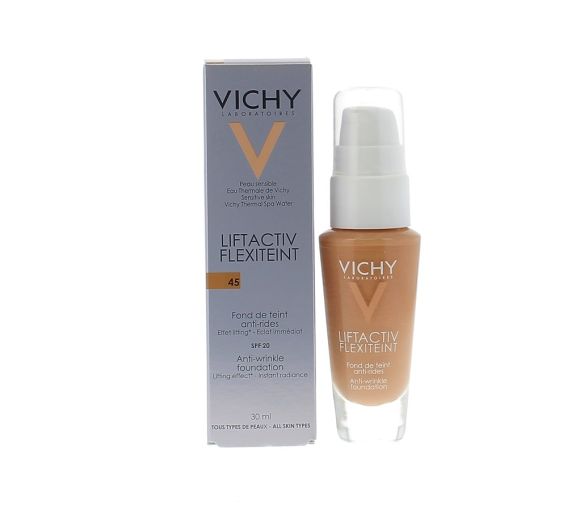 Liftactiv flexiteint Fond de teint anti-rides Spf 20 teinte 45 doré gold Vichy - flacon de 30 ml