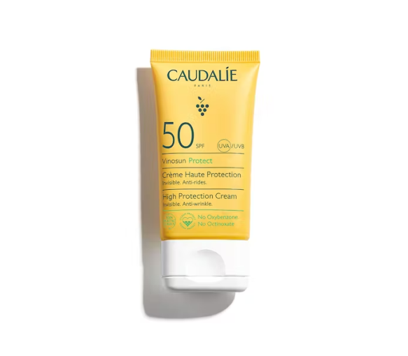 Crème solaire très haute protection SPF50+ Caudalie - tube de 50ml