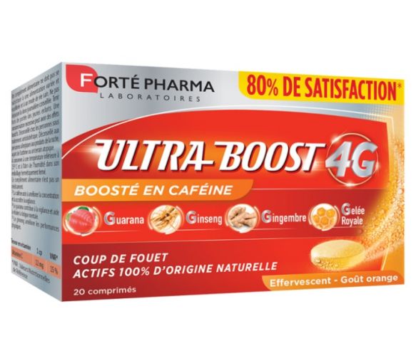 Vitalité 4G ultra-boost Forté pharma - boîte de 20 comprimés effervescents
