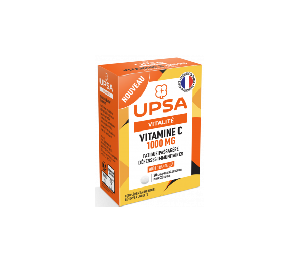 Vitalité Vitamine C 1000 mg Upsa - boîte de 20 comprimés