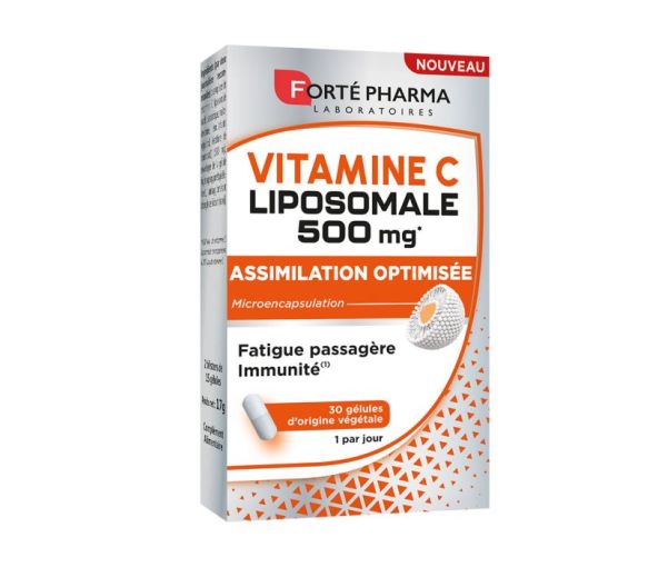 Vitamine C Liposomale 500mg Forté Pharma - boîte de 30 gélules végétales - image 1