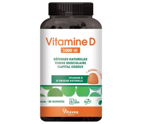 Vitamine D 1000 UI Vitavea - pot de 30 gummies
