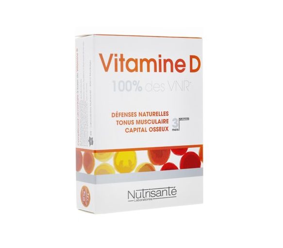 Vitamine D 80 mg Nutrisante - boite de 90 comprimés