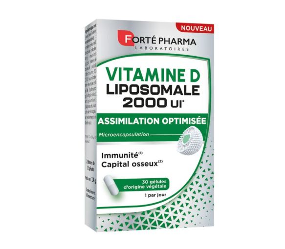 Vitamine D Liposomale 2000 UI Forté Pharma - boîte de 30 gélules - image 1