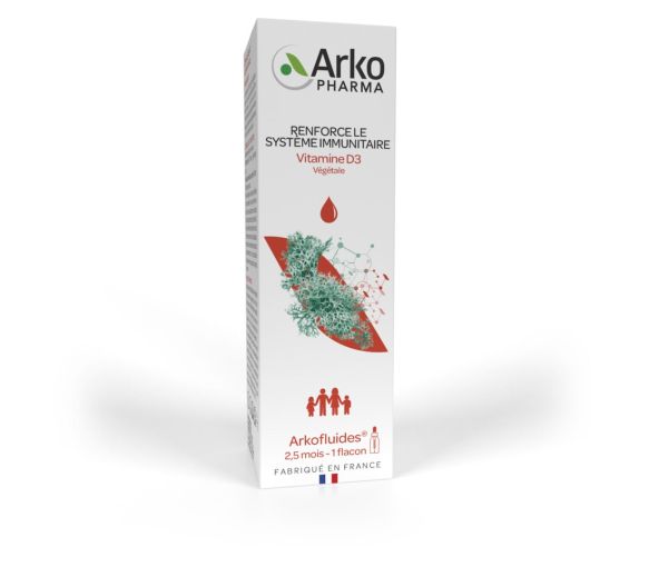 Vitamine D3 végétale Arkopharma - flacon-pipette de 15ml - image 1