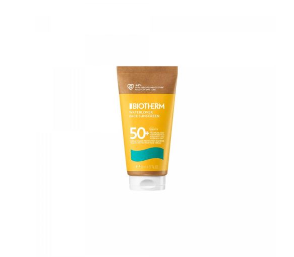 Waterlover Face Sunscreen Crème visage protection jeunesse SPF50+ Biotherm - tube de 50 ml - image 1