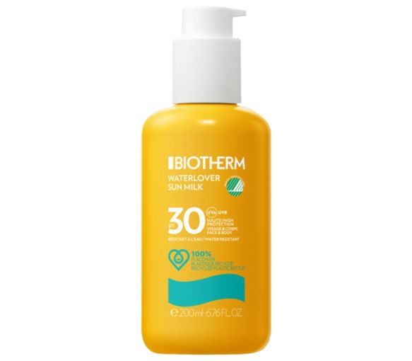 Waterlover Sun Milk SPF30 Biotherm - flacon-pompe de 200 ml - image 1