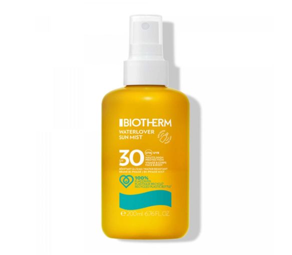 Waterlover Sun Mist Brume bi-phasée SPF30 Biotherm - spray de 200 ml - image 1