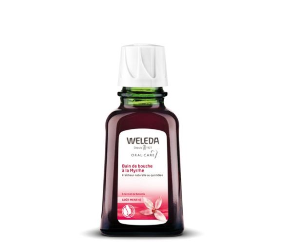 Bain de bouche à la myrrhe Weleda - flacon de 50 ml - image 1