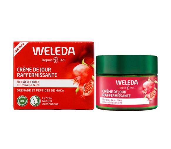 Crème de jour raffermissante Grenade Weleda - pot de 40 ml