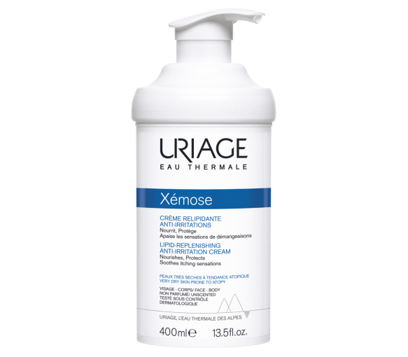 Xémose crème relipidante anti-irritations Uriage - flacon pompe de 400 ml - image 1