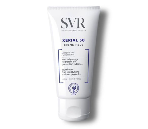 Xérial 30 crème pieds nutri-réparateur hydratant 24h SVR - tube de 50 ml