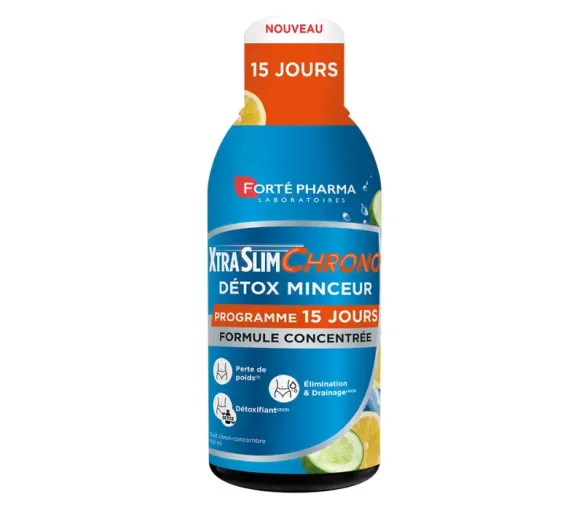 XtraSlim Chrono détox minceur Forté Pharma - bouteille de 450ml - image 1
