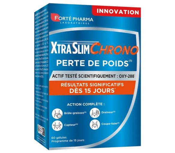 XtraSlim Chrono perte de poids Forté Pharma - boite de 60 gélules - image 1