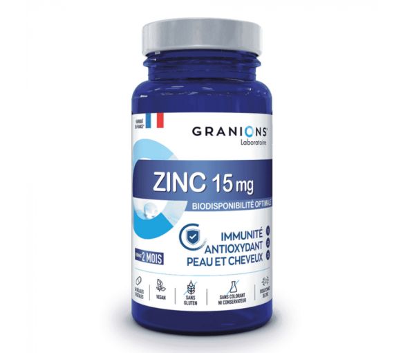 Zinc 15mg Granions - boîte de 60 gélules
