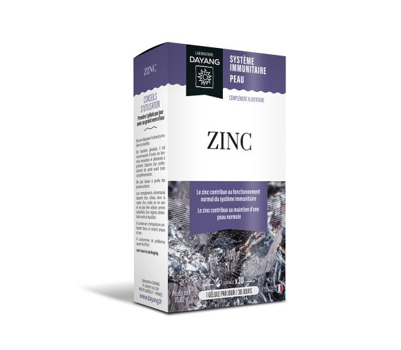 Zinc Dayang - boîte de 30 gélules