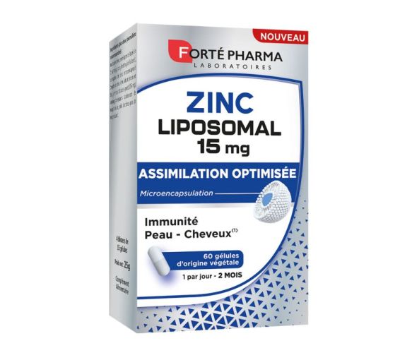 Zinc Liposomal 15 mg Forté Pharma - boîte de 60 gélules - image 1