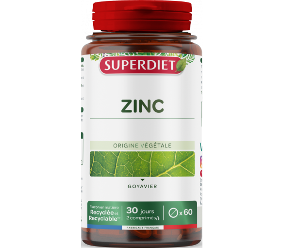 Zinc Superdiet - pot de 60 comprimés - image 1