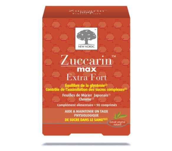 Zuccarin max extra fort New Nordic - boîte de 90 comprimés