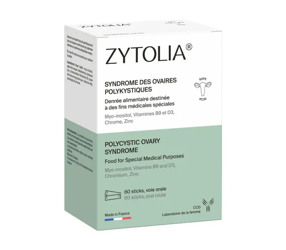 Zytolia Syndrome des ovaires polykystiques CCD - boite de 60 sticks à diluer - image 1