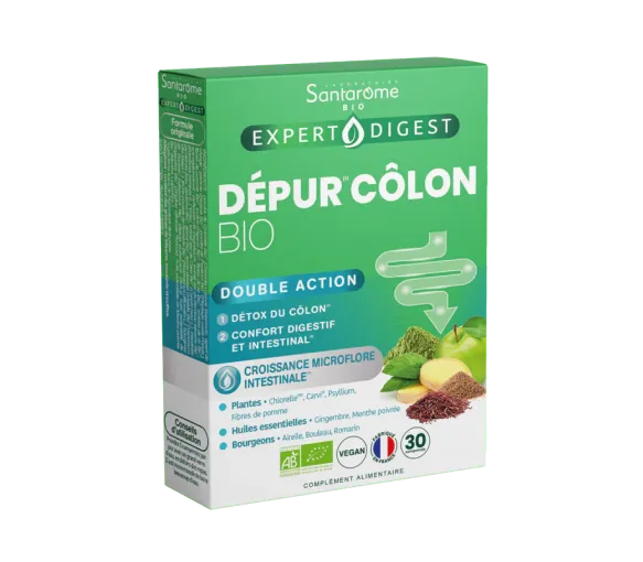 Dépur côlon Santarome - boite de 30 comprimés - image 1