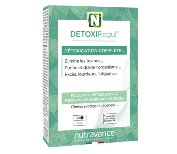 DETOXIRegul Nutravance - boîte de 30 comprimés - image 1