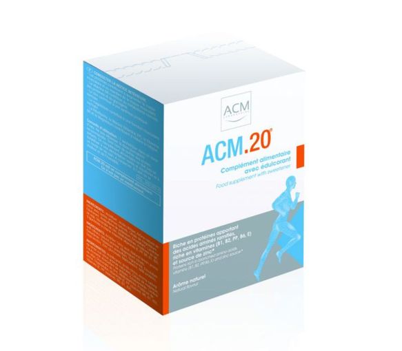 ACM 20 complément alimentaire ACM - boite de 10 sachets