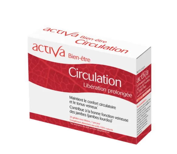 Activa bien-être circulation liberation prolongée - boite de 30 gélules