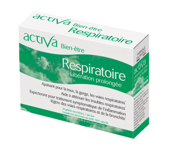 Activa bien-être respiratoire libération prolongée - boite de 30 gélules